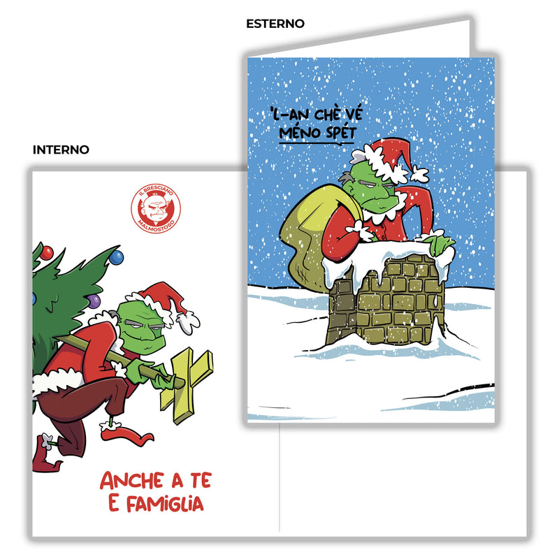 Biglietto di auguri "GRINCH"