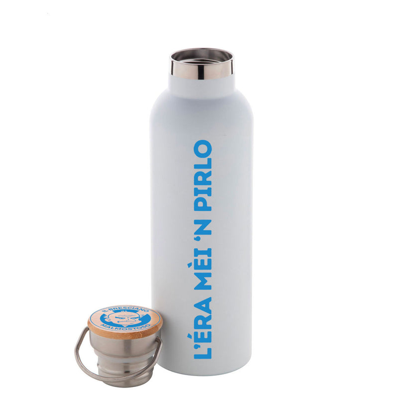 Borraccia termica 750ml "L'éra mèi 'n pirlo"