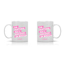 Tazza "La mattina ha l'encület in bocca" (rosa)