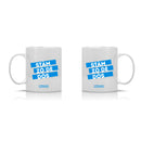 Tazza "Stàm zó dè dòs" (azzurra)