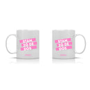 Tazza "Stàm zó dè dòs" (rosa)